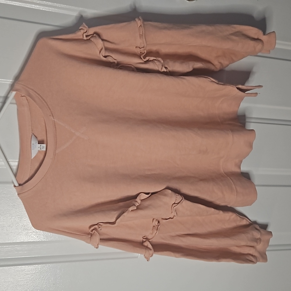 WOMENS LARGE PULLOVER SALMON  SWEATER